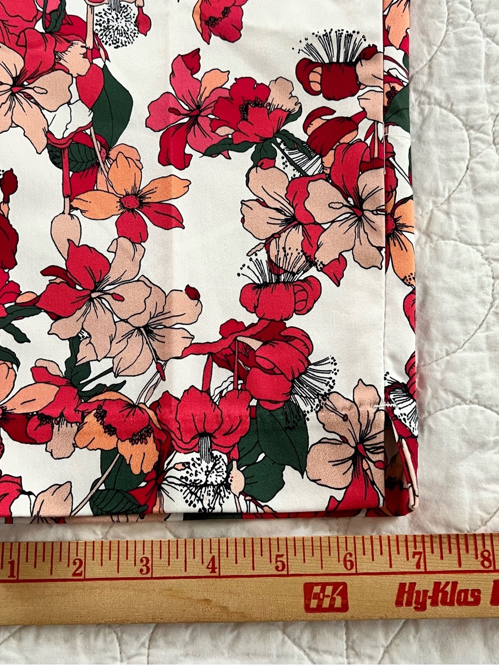 NWOT Liz Claiborne Emma White/Pink Floral Slim-leg Ankle Pants Vibrant Happy Fun - Picture 8 of 9